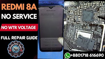 Redmi 8A No Service,No Wtr Voltage & No Network Mode Change Repair#dhakagsmteam