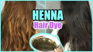 HOW I COLOR MY HAIR WITH HENNA!│HOW TO DYE YOUR HAIR WITH HENNA - GET RID OF GRAYS, SHINY LONG HAIR!