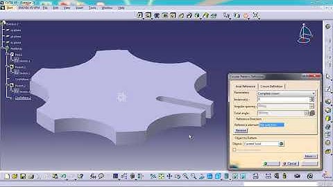 CATIA V5 Beginner Tutorial | Part Design | Solid Modelling | How to use Circular Pattern