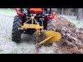 Plowing the garden - early spring 2016