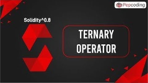 Ternary Operator | Blockchain | Solidity ^0.8 in Hindi