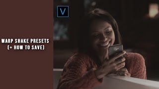 warp shake presets