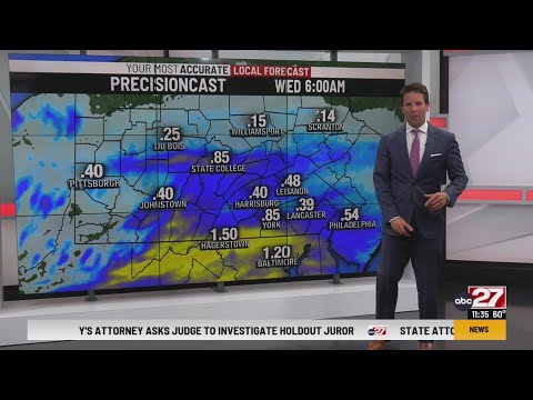 Eric's Monday night forecast update