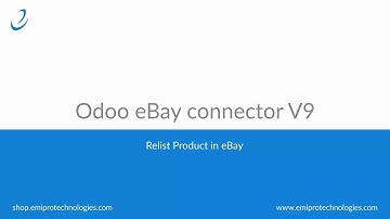 Odoo eBay Connector Part-5 | Relist Products On eBay from Odoo