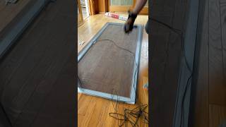 Repair a sliding patio screen door mesh #24solve #handyman
