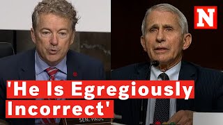 Fauci Fires Back At Rand Paul After He Tells Him To Resign: 'He Is Egregiously Incorrect'