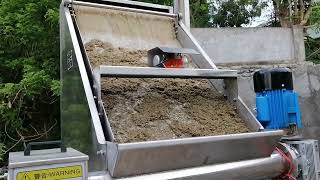 INCLINED SOLID LIQUID SEPARATOR (made of 304 stainless steel)