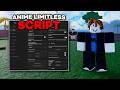 [FREE] Anime Limitless Script | Auto Farm, Auto Quest, Auto Boss, Auto Chest | PC &amp; MOBILE