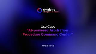 Arbitration Timeline & Case Management Explained | AI Workflow with nmaistro
