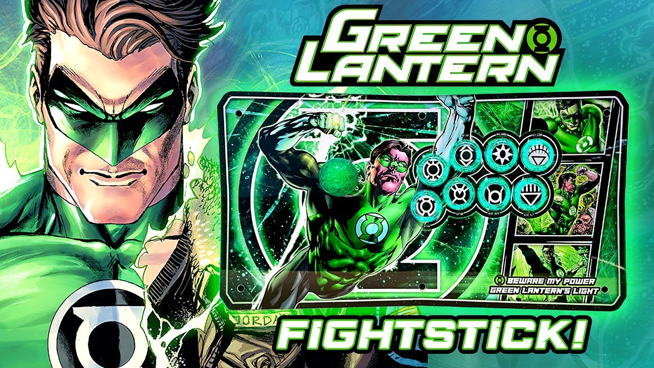 Making a Green Lantern Themed Fightstick!