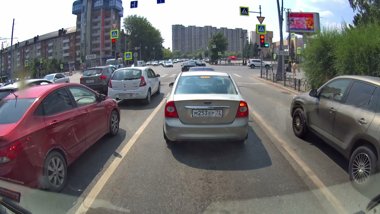 Первое движение на автомобиле