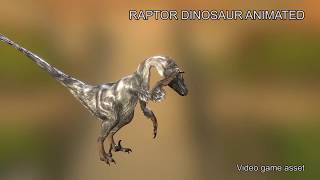 Unity Asset Store Pack - Raptor Dinosaur Animated (Download link below)