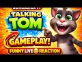 TALKING TOM FUNNY LIVE 😂 | CRAZY REACTIONS 😱🔥 #talking #tom #cat #live  #shortslive