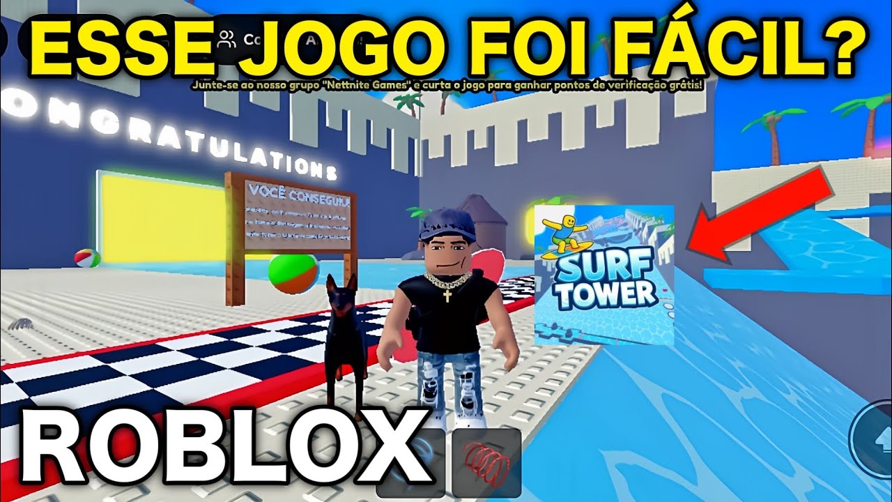 Esse Jogo De Parkour Foi Fácil? (ROBLOX)