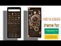 retro clock theme | oppo realme theme | oppo new theme | realme new theme