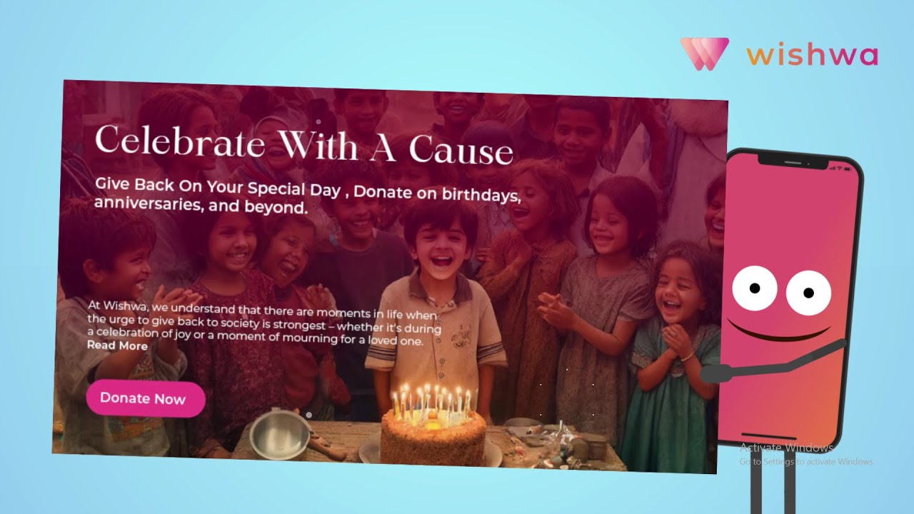 Celebrate with a Cause | Make Your Special Day Meaningful | Wishwa.org