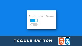 🔥 Create Amazing Animated Toggle Switches ✅☑️ with HTML and CSS - Web Development