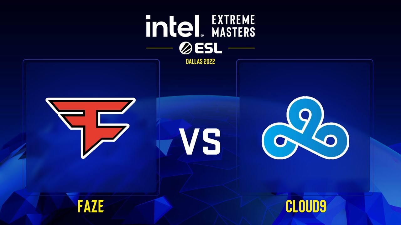 FaZe vs Cloud9 | Карта 1 Overpass | IEM Dallas 2022 - Quarterfinal