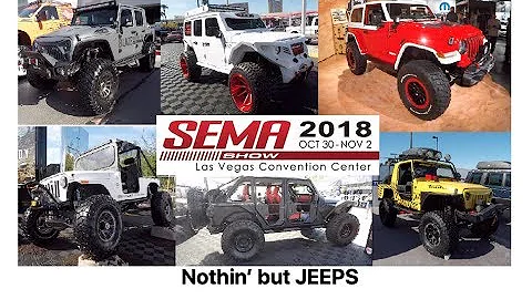 Nothin' but Jeeps at SEMA 2018