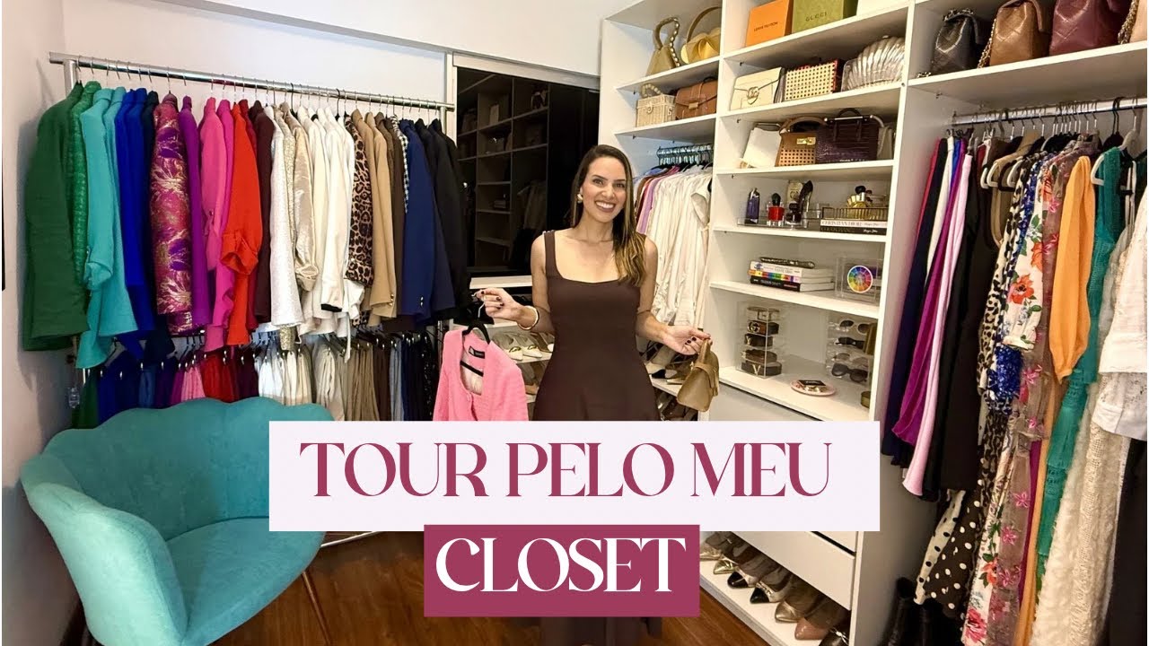 TOUR PELO MEU CLOSET ❤️ 