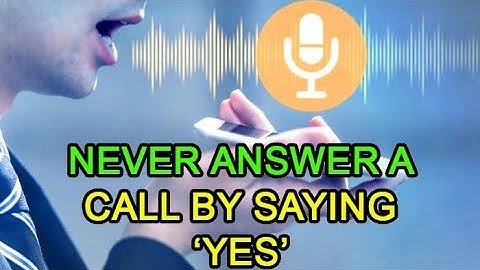 Intercepting banking voice recognition by word "YES" : NEWS