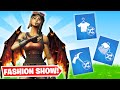 I used the RANDOM OUTFIT GENERATOR in Fortnite FASHION SHOWS!