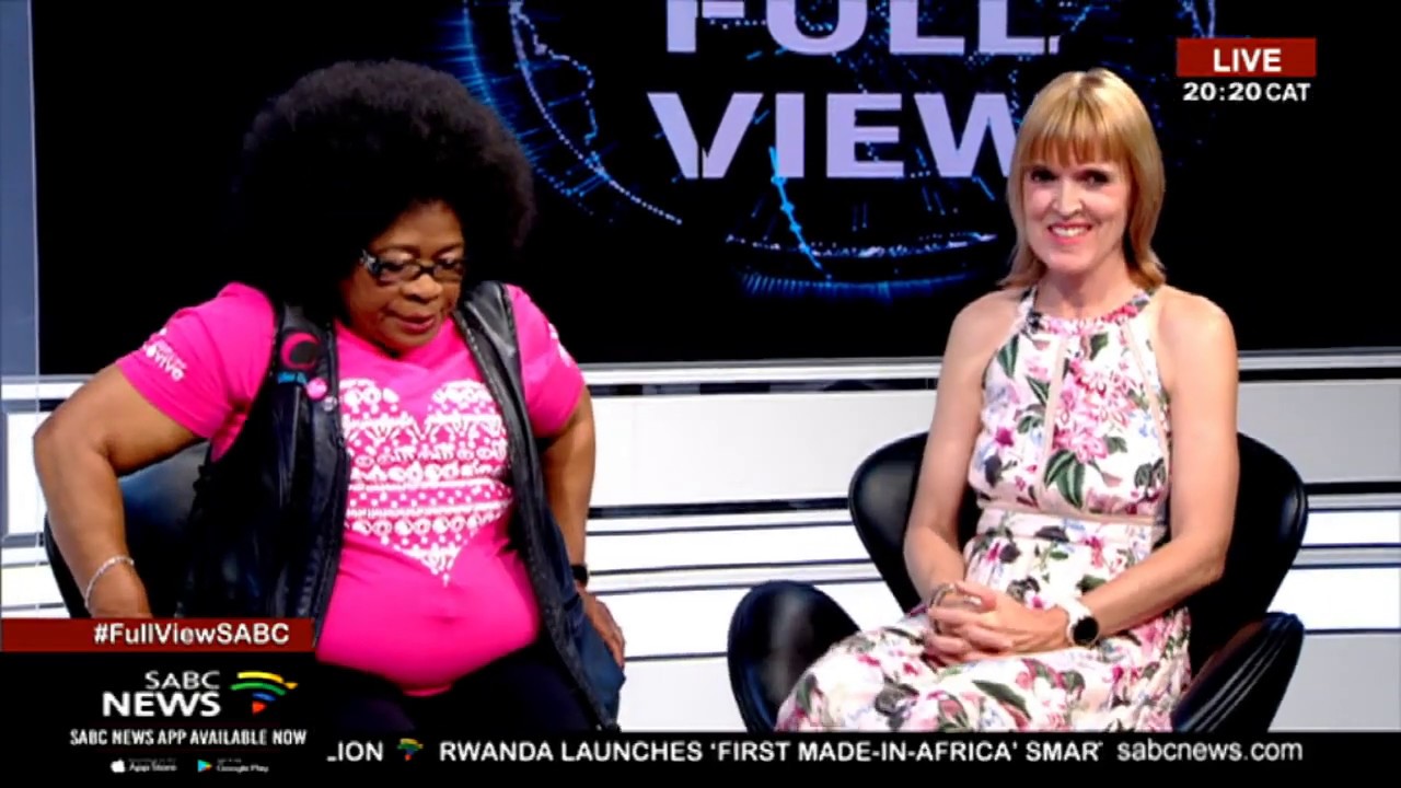 site mapping Lillian Dube and Nicole Fuller on breast cancer awareness