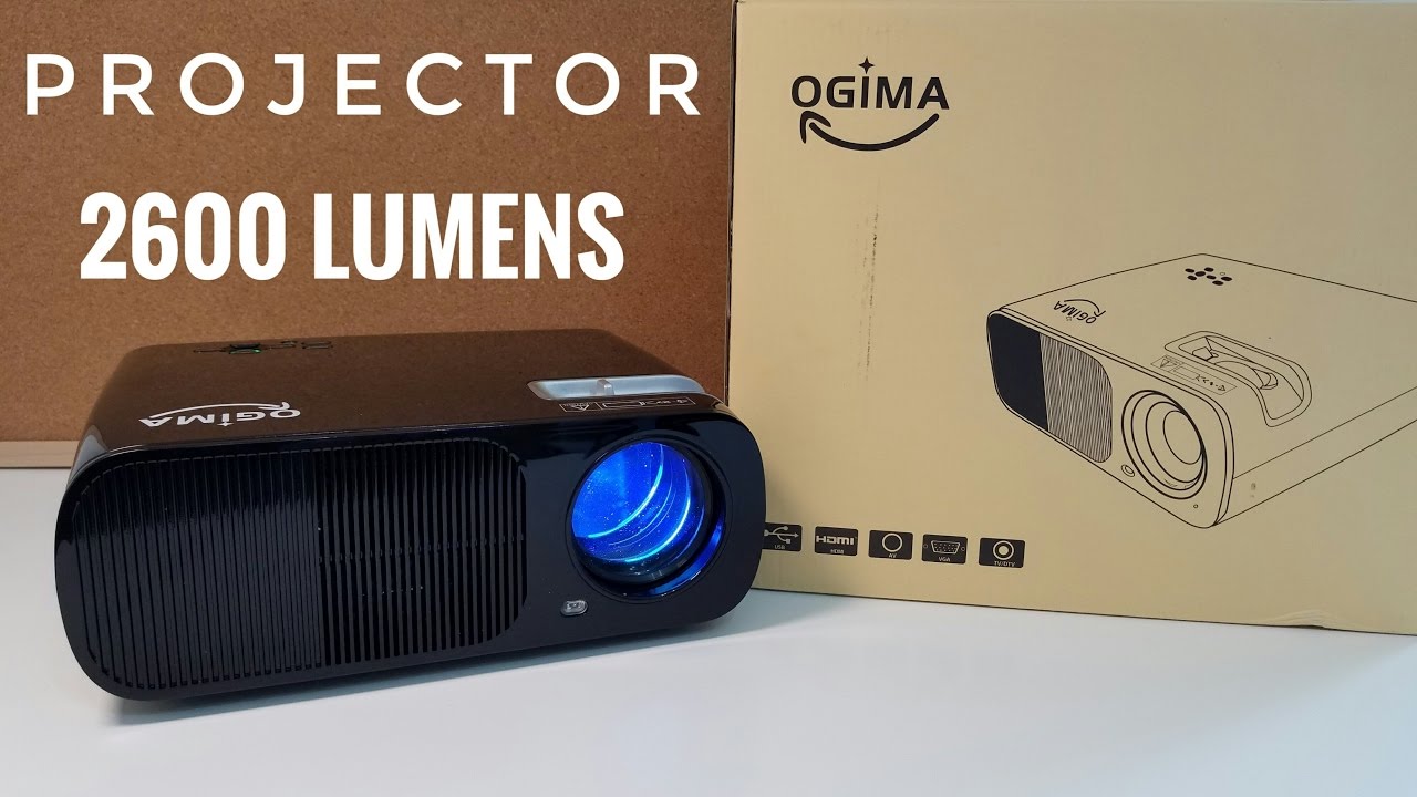 OGIMA BL20 Projector REVIEW 2600 Lumens YouTube
