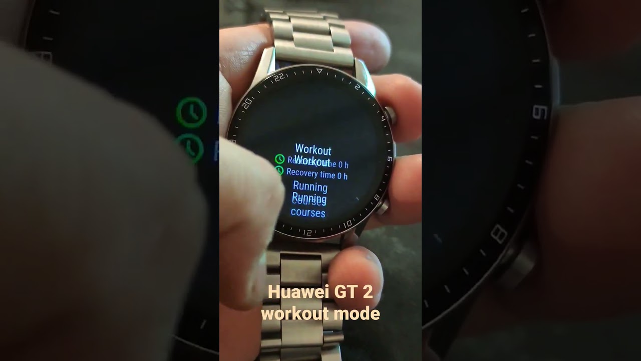 Huawei GT 2 workout mode