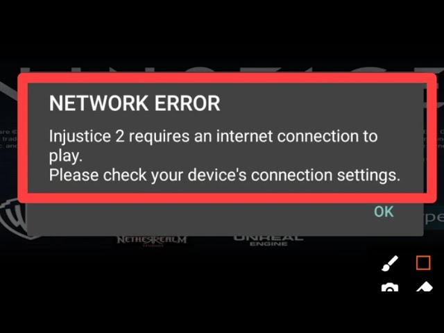 Não tô conseguindo entrar no jogo Injustice 2 Mobile, da um erro de rede  porém a internet tá ótima - Comunidade Google Play