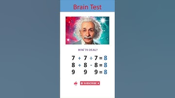 Brain Test #8 🧐 #shorts #braintest #math #mathpuzzle #iqtest #mathstricks #bobby #ytshorts