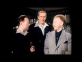 Heifetz-Piatigorsky-Rubinstein trio rehearsal 1950s. AI Colorize, 1080p 60fps.