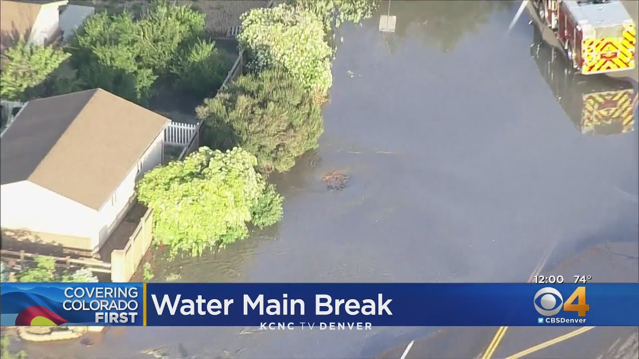 Denver Water Responds To Water Main Break In Centennial Neighborhood ...