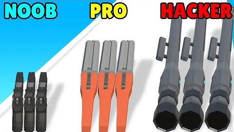NOOB vs PRO vs HACKER Gun Clone