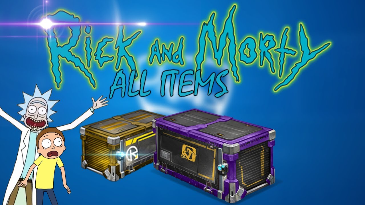 🔥ALL RICK AND MORTY ITEMS IN ROCKET LEAGUE GOOD TO