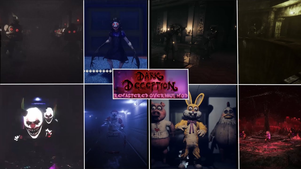 REMASTERED OVERHAUL Mod をSランクで攻略　Dark Deception , Remastered Overhaul Mod , S Rank