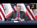 Mayor de Blasio Holds Media Availability