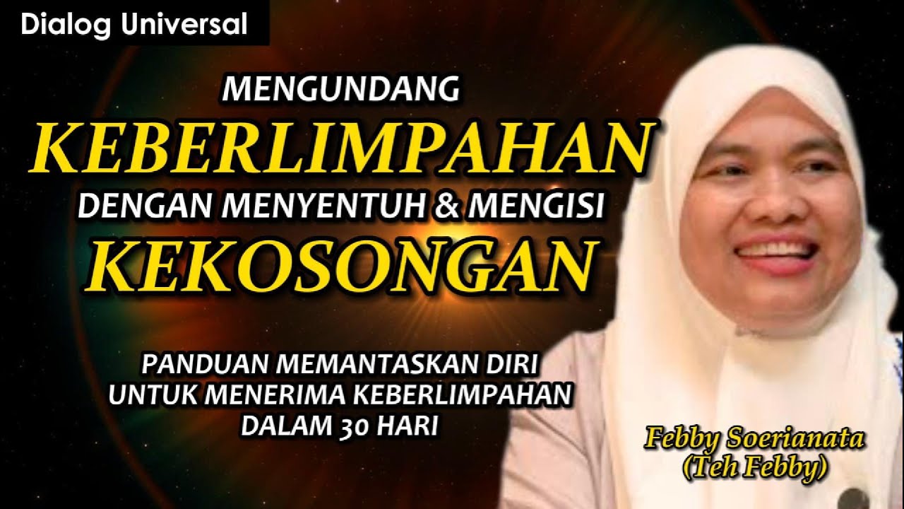 Mengundang Keberlimpahan dengan Kekosongan l #tehfebby  #abundancerevolutions #keberlimpahan