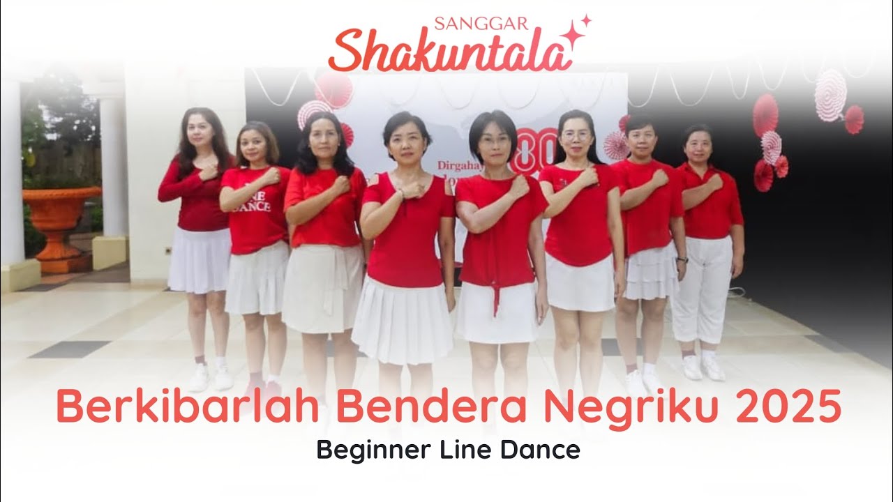 Berkibarlah Bendera Negriku '25 - Beginner Line Dance - @Beryl Class
