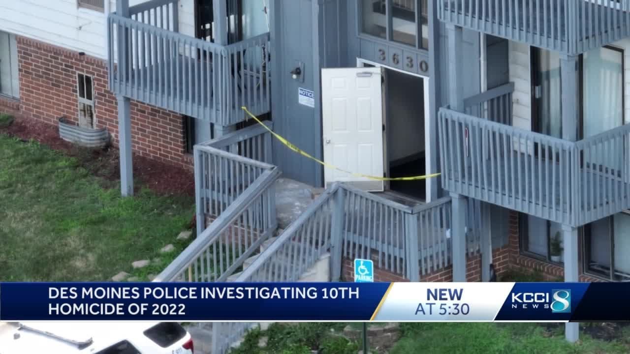 Des Moines police investigating city’s 10th homicide of 2022