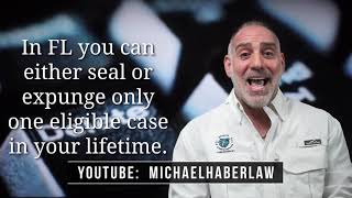 298) What’s the Difference between Sealing and Expungement? #HaberPA Miami Criminal Defense Lawyer