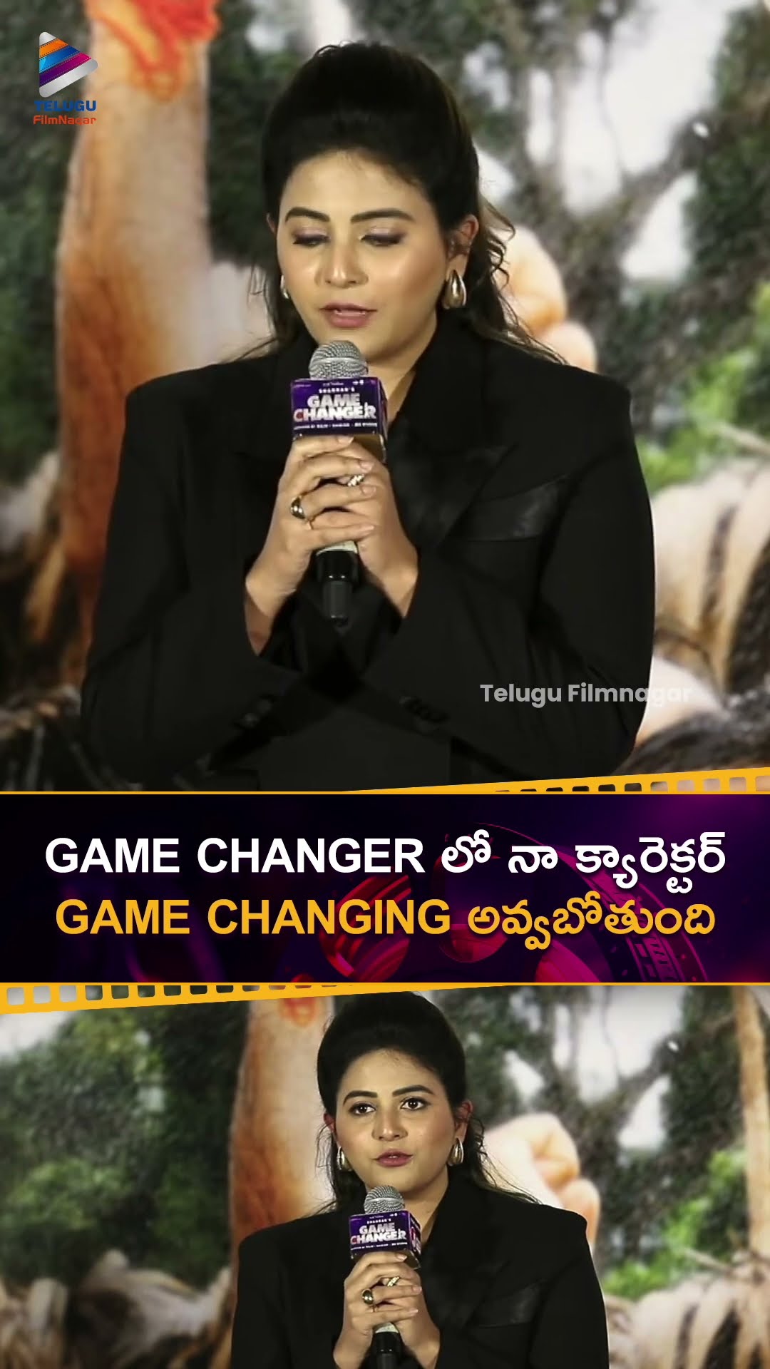 #GAMECHANGER లో నా క్యారెక్టర్ GAME CHANGING అవ్వబోతుంది | #Anjali | #RamCharan | #SJSuryah | Shorts