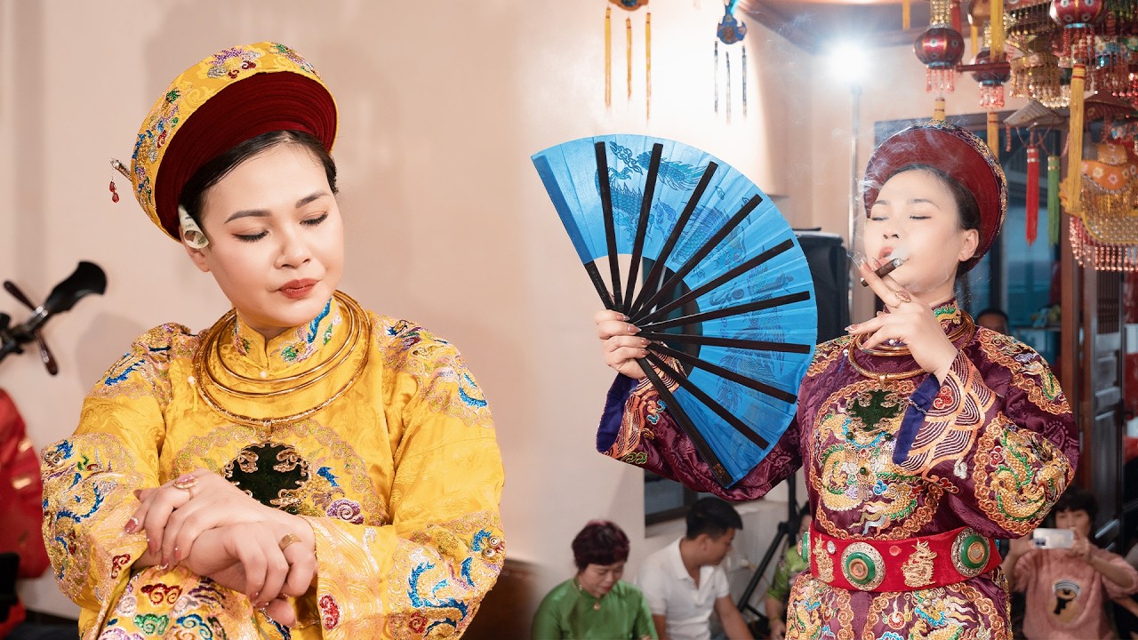 Lễ Hầu Thánh - Khai Xuân Bản Tự Phúc Linh Từ - Mộc Ân Thanh Đồng: Đinh Thúy Vân - Loan Giá - Clip 2