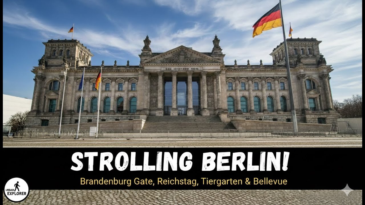 ​🏛️ Exploring Berlin: Brandenburg Gate to Bellevue Palace | The Ultimate City Stroll 🌳✨