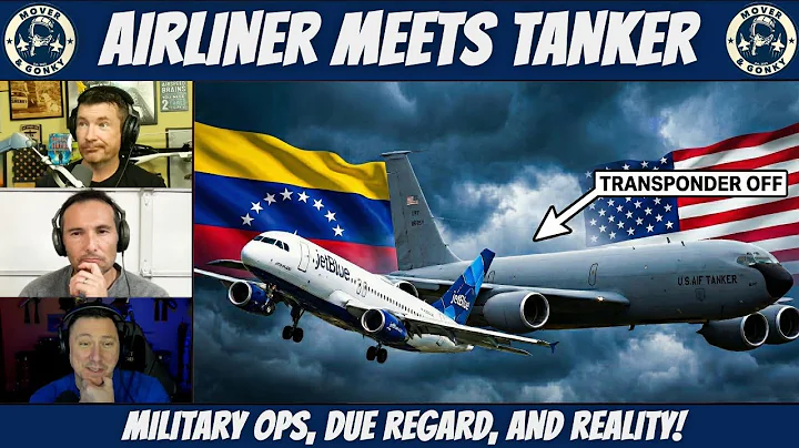 JetBlue vs USAF Tanker — Near Mid-Air? Pilot Audio