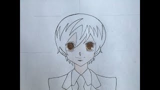 How to draw Haruhi Fujioka (Ouran highschool host club)
