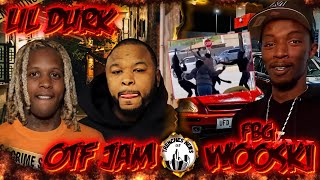 OTF Jam Goes Off On Helping Feds Take Lil Durk Down | FBG Wooski Fight Uses Stick ?