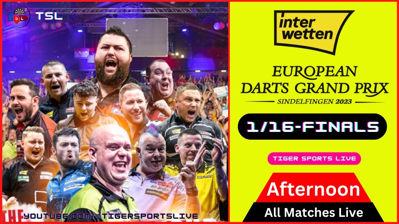 European Darts Grand Prix 2023 Live Stream - 1/16 Finals