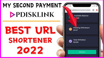 मेरा Second Payment | Pdisk Link Payment Proof | Live Withdraw | Best Link Shortener Website 2022