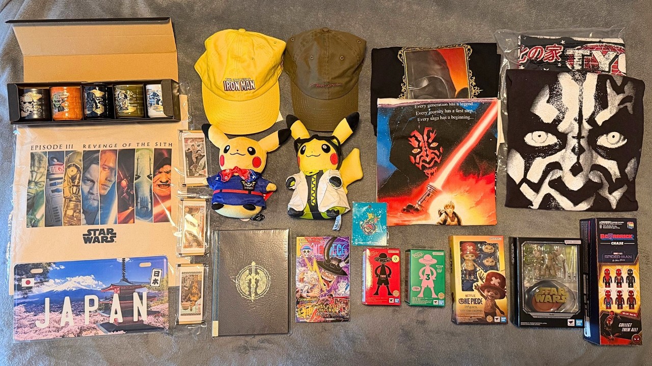 Everything I Bought in Japan! (Star Wars, Pokemon, One Piece)